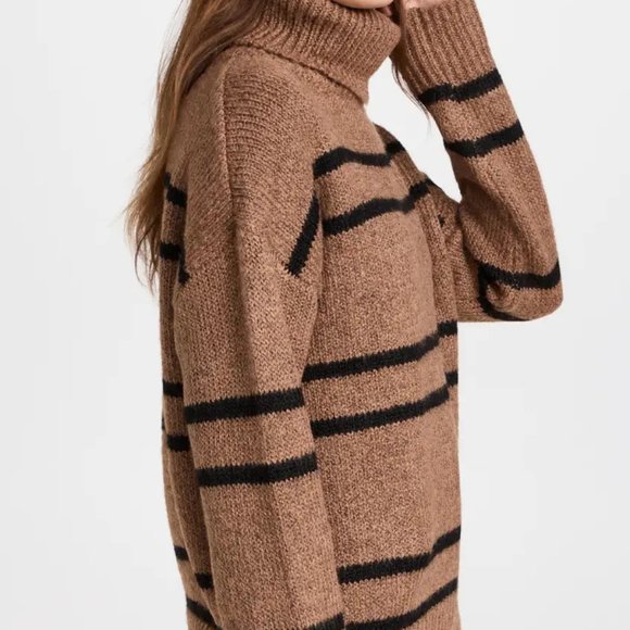 Line & Dot - Veronica Sweater (Brown, Size L) - Picture 4 of 7